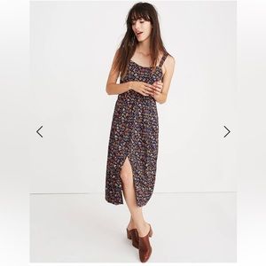 Madewell Floral Midi Dress in Garden Party